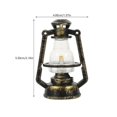 thumbnail image 4 of 10Pcs Retro Xmas Halloween Kerosene Lamp Shape Decor Vintage Kerosene Light Ornament, 4 of 4