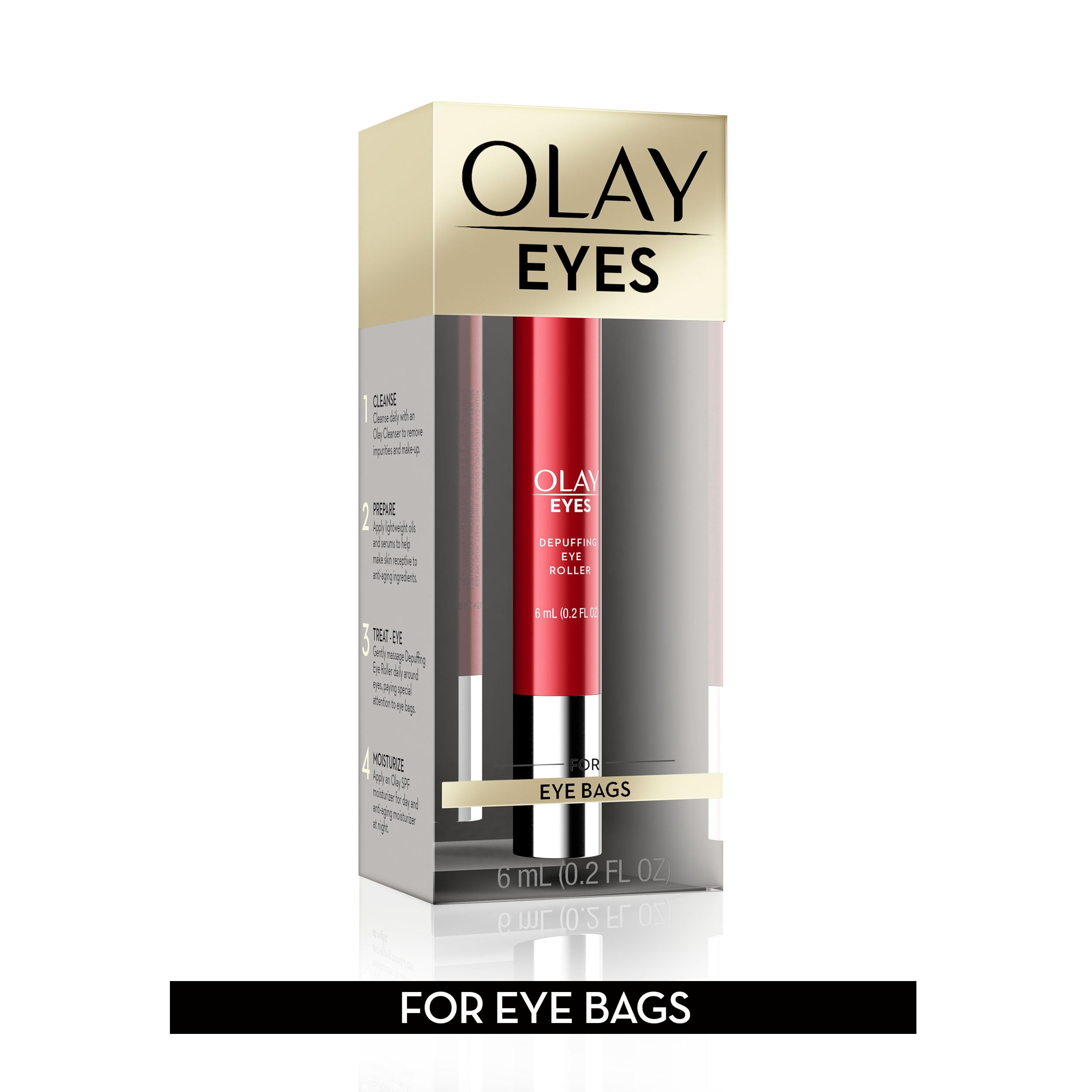 Olay Eyes Depuffing Eye Roller for Tired Skin, 0.2 fl oz