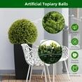 thumbnail image 4 of Kojooin Outdoor Faux Topiary Balls - Easy-Care Artificial EucalyptusBalls for Any Space, 4 of 7