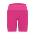 thumbnail image 6 of Dealovy Biker Shorts for Women Workout out Leggings Fitness Sports Running Yoga Athletic Shorts with Pockets, 6 of 9