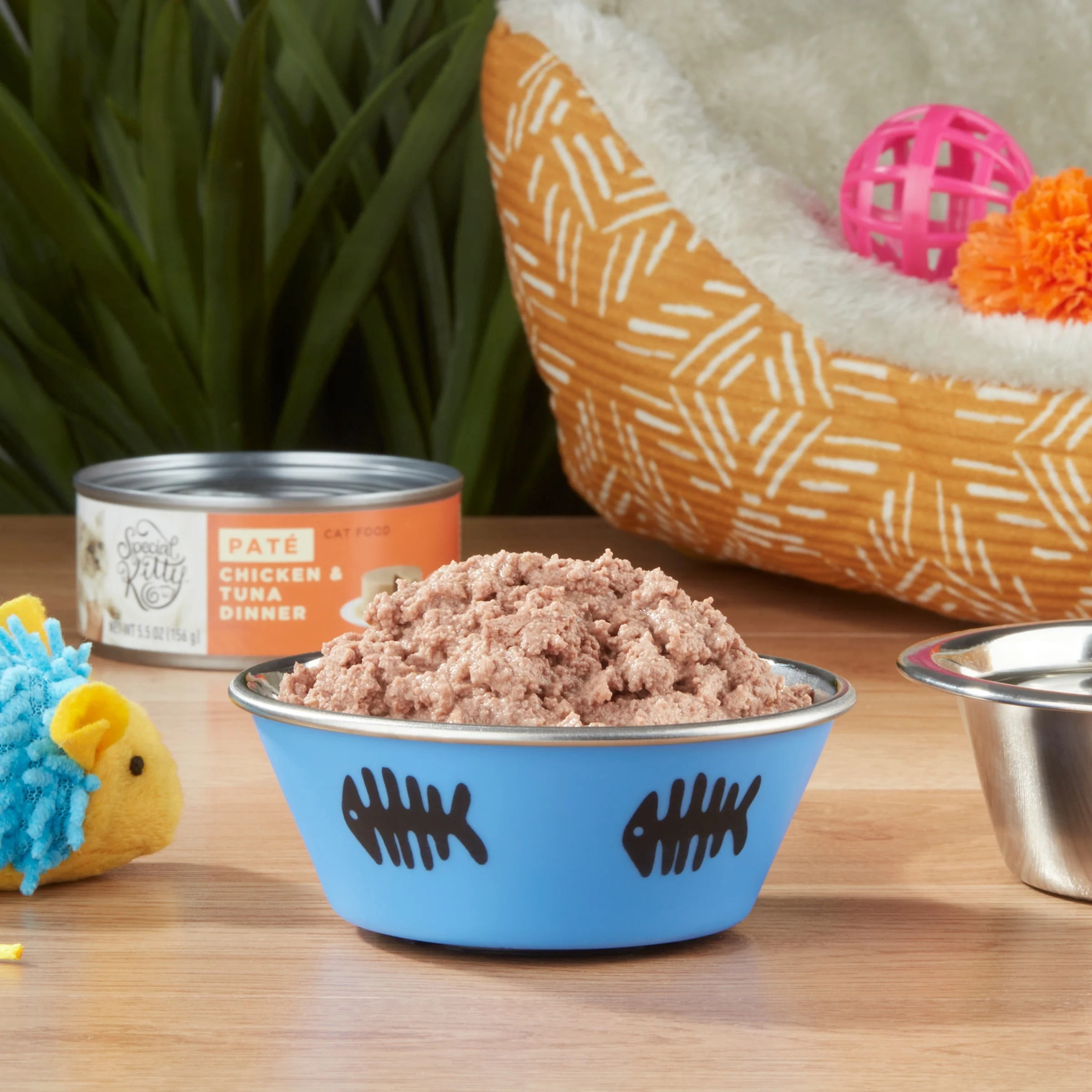 Special Kitty Chicken & Tuna Dinner Pate Wet Cat Food, 5.5 oz Can