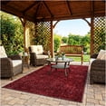 thumbnail image 2 of Koeckritz Rugs Tactic Red Black Indoor/Outdoor Turf Patio Area Rug 9' x 20', 2 of 7