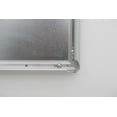 thumbnail image 4 of M&T Displays 11×17 Fire Resistant Snap Poster Frame 1 inch Silver Mitered Corner, 4 of 7