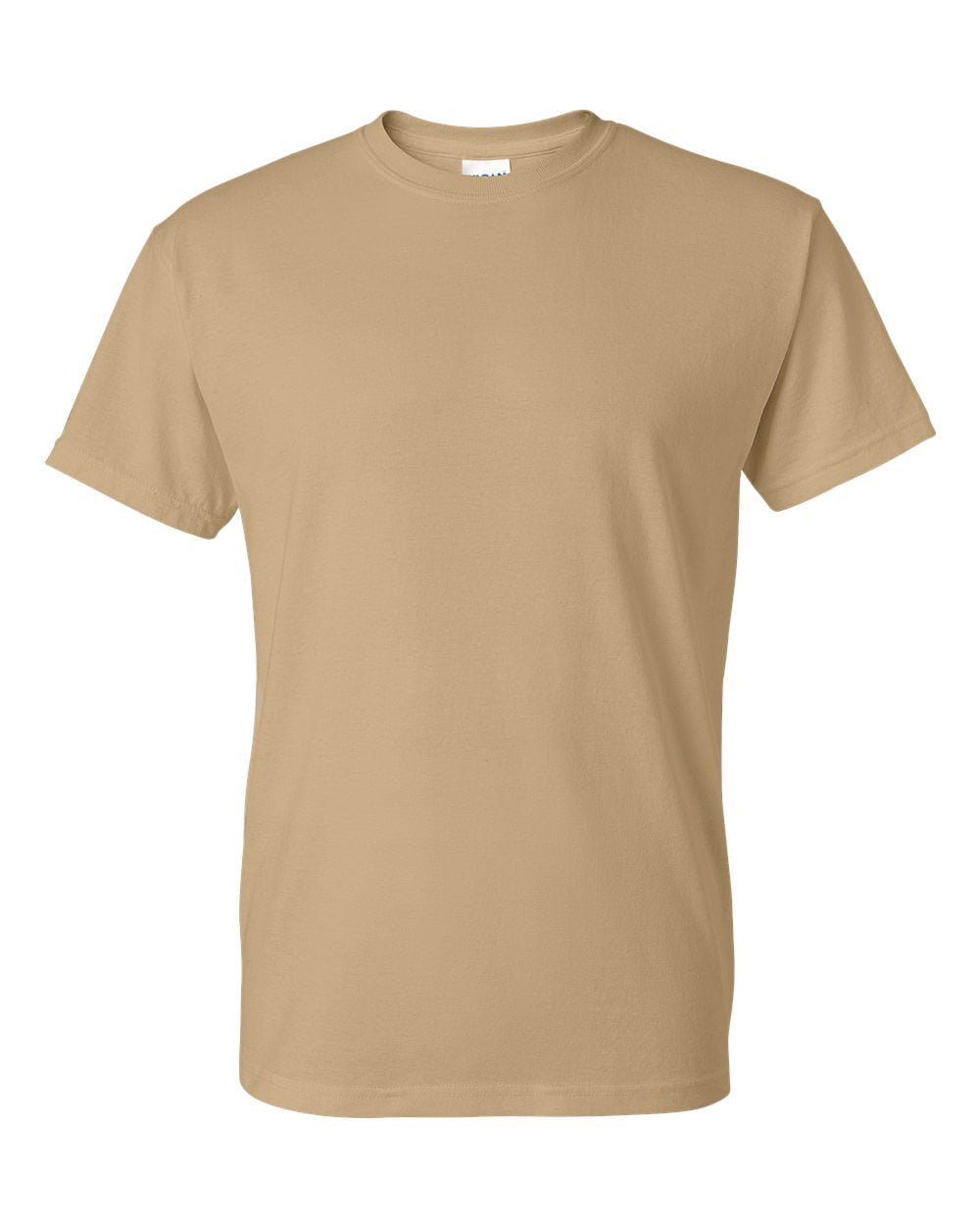 Gildan - Gildan 8000 Men's DryBlend Fashion T-Shirts - Tan - Small ...
