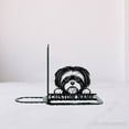 thumbnail image 3 of Glowneon Custom Shih Tzu Dog Book Holder Metal Art, Dog Bookend Decor, 3 of 5