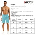 thumbnail image 4 of TENJOY Men's 2 in 1 Running Shorts 5 in Quick Dry Athletic Workout Shorts for Men with Phone Pockets, 4 of 6