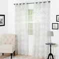 thumbnail image 5 of Lavish Home Valencia Embroidered Curtain, 5 of 6