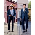 thumbnail image 4 of COOFANDY Mens Blazer Regular Fit Sports Coat Casual Blazers Suit Jackets Regular Suit Coat, 4 of 6