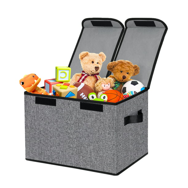 TEAYINGDE 91L Large Toy Box Chest Storage Organizer with Lid ...