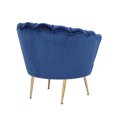 thumbnail image 2 of Plata Decor QUEEN LOUNGE CHAIR BLEU SALON, 2 of 3