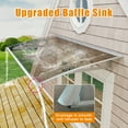 thumbnail image 2 of DIY Choose Guansu Outdoor Awning: Suitable for Windows/Front Doors, Solid PC Endurance Panel + Steel Frame, Crystal Polycarbonate Panel, UPF 50+ Sun Protection, Easy to Install, 2 of 9