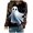 6-Multicolor, variant on LYEAA Sweatshirts for Women Halloween Witch Print T Shirt Spooky Season Long Sleeve Crewneck Tops Fall Tee Shirts Multicolor L
