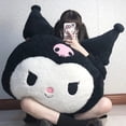 thumbnail image 3 of Sanrio Kuromi-almohada de felpa Kawaii, cojín de gran tamaño, bonita muñeca de dibujos animados, sofá, Día de San Valentín, novia, regalo de cumpleaños, 3 of 4