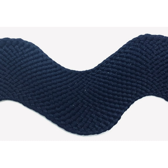 Dark Navy 1-1/8" Jumbo Ric Rac