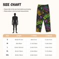 thumbnail image 2 of Salouo Mardi Gras Surface Print Women's Pajama Pants Casual Loose Sweatpants PJs Flowy Pants Drawstring Palazzo for Women Wide Leg Pants Lounge Pajama -Large, 2 of 8
