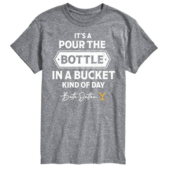 Yellowstone - Bottle In Bucket Day - Men's Short Sleeve Graphic T-Shirt