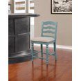 thumbnail image 2 of Tabouret de comptoir Hunter bleu antique, 2 of 6