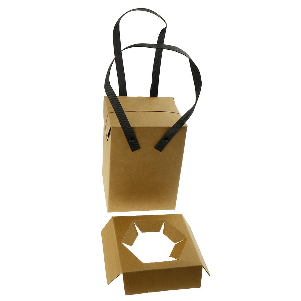 Kraft Khaki Candy Bag Wedding Favors Gift Box Package Birthday Party