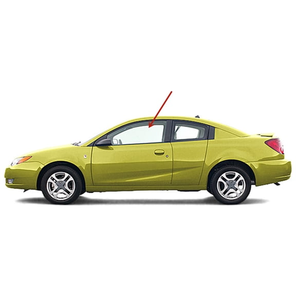 Driver Left Side Door Window Door Glass Compatible with Saturn Ion 4 Door Coupe 2003-2007 Models