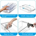 thumbnail image 6 of 4 Packs  Width Adjustable Soda Can Organizer for Refrigerator Expandable Dispenser, 6 of 6