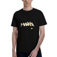 thumbnail image 3 of Men's Character Lineup Seven Graphic T-Shirt, Cotton Blend Crewneck Short Sleeve Casual Tee, 3 of 8
