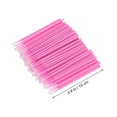thumbnail image 2 of LEORX Disposable Micro Applicator Brush for Makeup Use Great for Eyelash Extension and Nail Art 300pcs, 2 of 8
