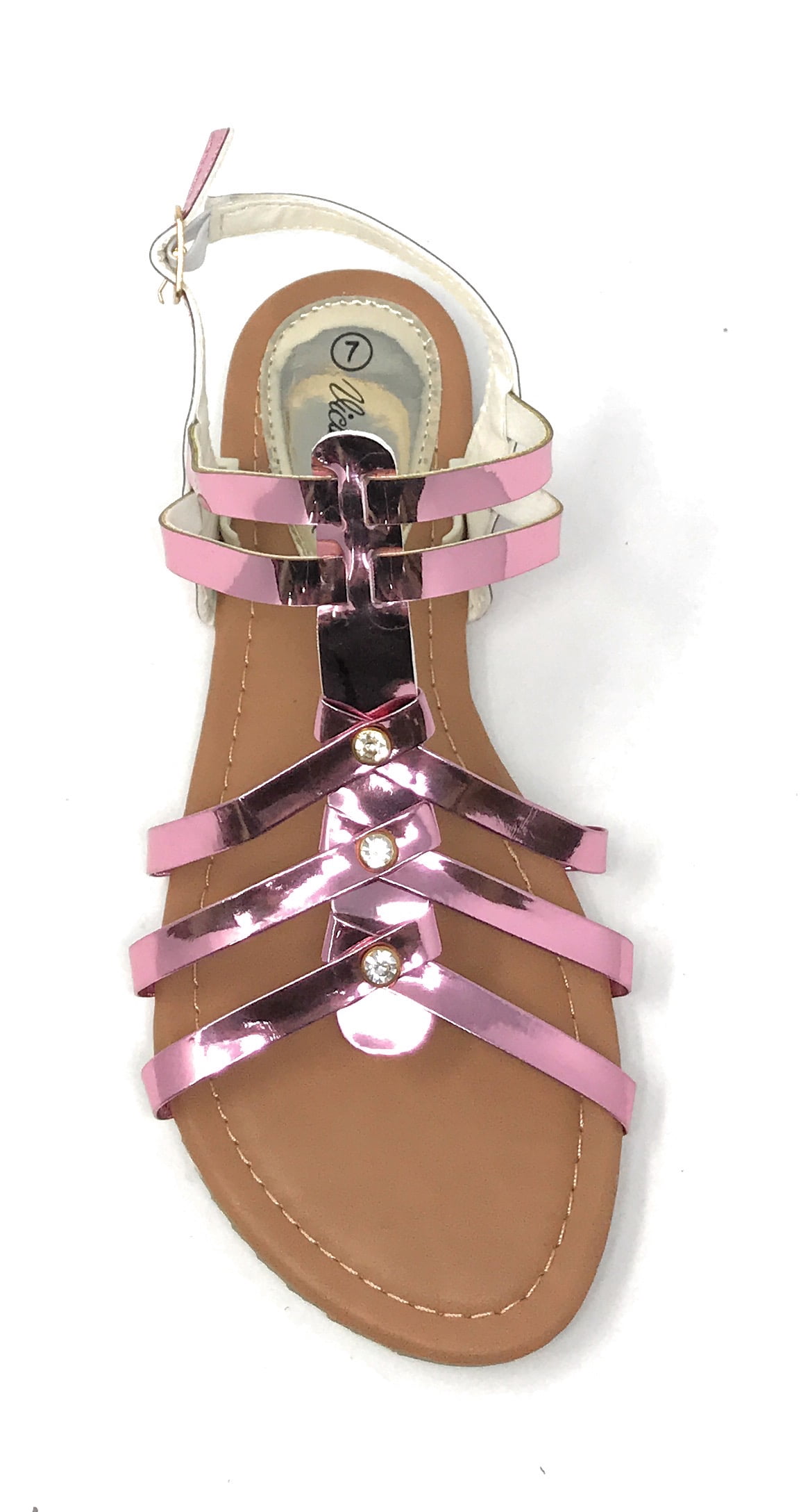 Metallic Strappy Sandal (Women's)