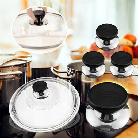 

NIUREDLTD Knobs For Pan Lids Pots 4 Replacement Aans And Easy-To-Mount Kitchen，Dining & Bar