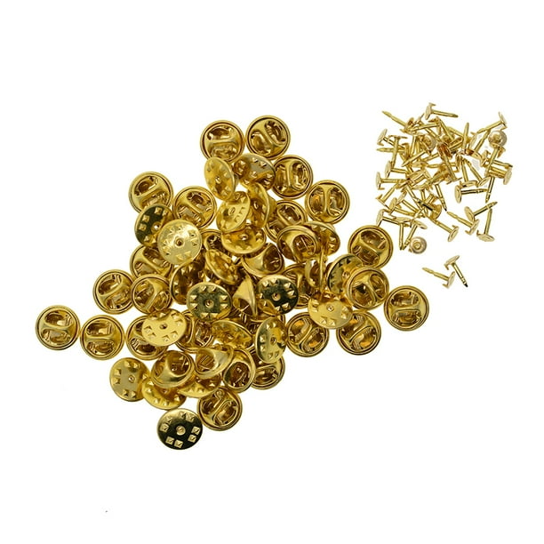 Tachuelas Tachuelas Pin Pin Setagable Kit Badage Holder DIY Crafts Pines Decoración de latón Broche Joyería Crafting Bolsos Latón Inevent HA010768-03