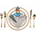 thumbnail image 2 of WYYP Bunny Polyester Dinner Napkin for Dining Table Kitchen Daily Party Housewarming Farmhouse Decor Home Decor 6 PCS, 2 of 7