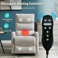 thumbnail image 7 of Resenkos Massage Recliner Chair with Heat Function and 8 Vibration Modes - Beige, 7 of 7