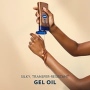 Vaseline Glazed and Glisten Golden Hour Glow Vanilla Cocoa Shimmering Body Gel Oil with Ultra-Hydrating Lipids and 100% Pure Cocoa Butter, 6.8 fl oz