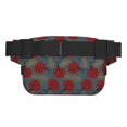 thumbnail image 3 of Fotbe Ladybug Cangurera Cuadrada con Estampado de Doble Capa, Bolsa de Cintura Ajustable Mini para Hombres y Mujeres, 3 of 9