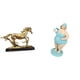 thumbnail image 1 of Escultura Figura Obra De Arte Arte Coleccionable Adorno Estatua De Caballo Para Escritorio Decoración Estantería Muebles De Sala Decoración Del Hogar Muñeca De Resina De Mujer De Playa, 1 of 8