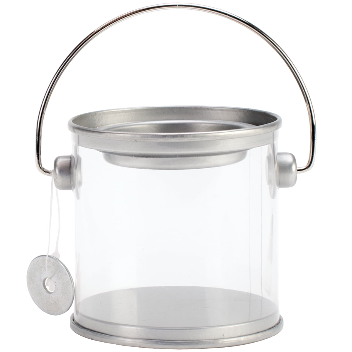 Mini Acrylic/Tin Paint Can with Lid, 2 Pack