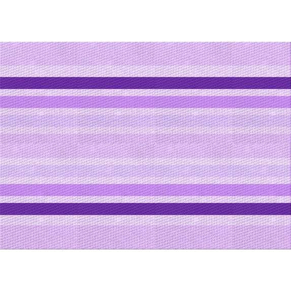 Ahgly Company Indoor Rectangle Patterned Heliotrope Purple Area Rugs, 8' x 12'