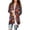 #01Black, variant on Women's Fall Pumpkin Pine Cone Leaf Print Open Front Long Sleeve Cardigan Casual Outer Coat