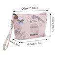 thumbnail image 2 of Nomeni Makeup Bag Cosmetic Storage Bag Printed Ladies Portable Clutch Waterproofs Travel Toiletry Bag Storage Bag B, 2 of 4