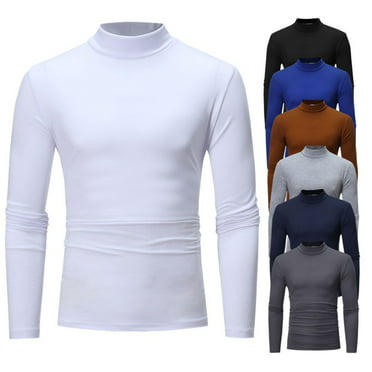 George Men's Long Sleeve Turtle Neck, Up to Size 5XL - Walmart.com