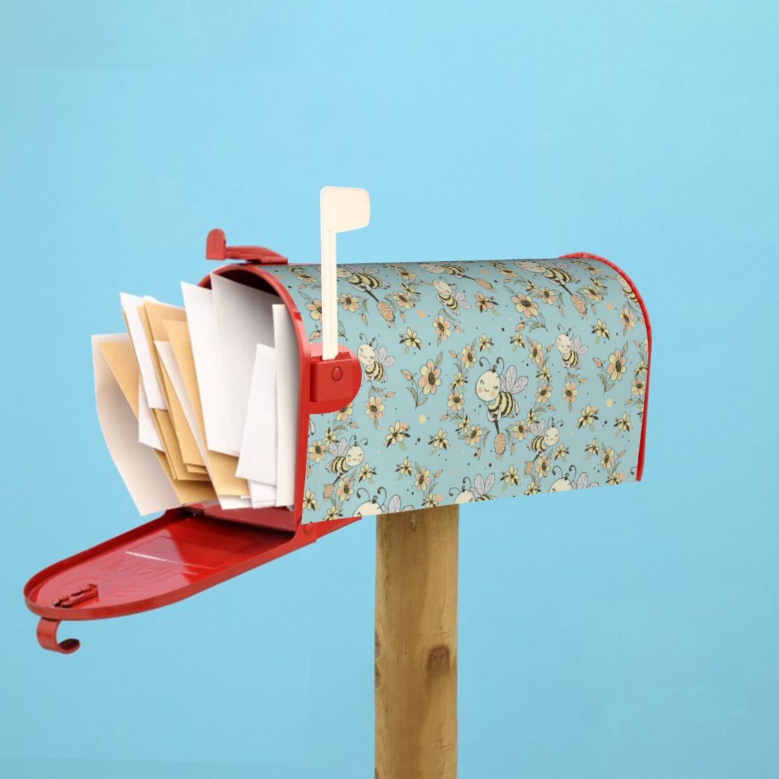 Kdxio Magnetic Mailbox Cover 21x18 in Mailbox Cover Outdoor Decoration Holiday Mailbox Covers for Home Garden Yard-21x18 in