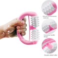 thumbnail image 4 of Rodillo de de mano, elimina la celulitis, el dolor muscular, ador de belleza, para todo el cuerpo, hombros, pantorrillas, brazos, glúteos , Rosado Sunnimix Rodillo de masaje de mano, 4 of 8