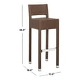 thumbnail image 5 of Safavieh Landry 38 in. High Indoor/Outdoor Rattan Bar Stool, 5 of 7