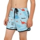 thumbnail image 5 of Odeerbi 5-14 Años Niños Lindos Pantalones de Natación Con Compresión Forrado Pantalones Cortos de Playa Secos Rápidos Con Bolsillos Pantalones Cortos de La Cintura Elástica, 5 of 6