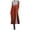 Orange, variant on AOOCHASLIY Clearance Trendy Women Casual Patchword Buttons Casual Stripde A-Line Long Sleeve Long Dress