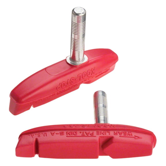 Kool-Stop Eagle Claw II Brake Pad Smooth Post Red Compound