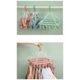 thumbnail image 5 of 32 Clip And Drip Hanger, Foldable Socks Underwear Hanger With 32 Clothespins And Wind-Proof Hook, Multipurpose Drying Hanger For Towels Bras Baby Clothes, 5 of 6