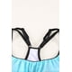 thumbnail image 2 of ABPHQTO Traje de baño tankini con forro estampado floral azul leopardo azul cielo para mujer, 2 of 5