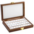 thumbnail image 1 of 36 cells Empty Wooden Paint Palette Box Portable Wooden Paint Palette, 1 of 5