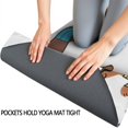 thumbnail image 3 of Dachshund Footprint Bone Hot Yoga Mat Towel Non Slip for Hot Yoga - Quick-Drying Yoga Mat Cover with 4 Corner Pockets with Travel Bag - Hot Yoga Towel Non Slip Grip Moisture Wicking Sweat 70"x26", 3 of 6