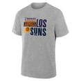 thumbnail image 2 of Men's Gray Phoenix Suns Noches Training T-Shirt, 2 of 3